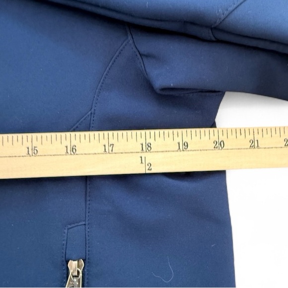 The North Face Apex Bionic Fleece Lined Jacket Navy Blue Warm Men’s Size Small - Picture 13 of 13